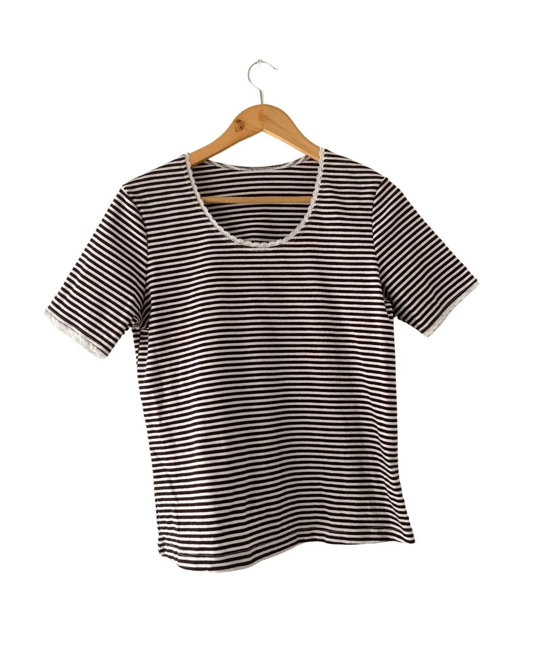 Striped Mocha Tee