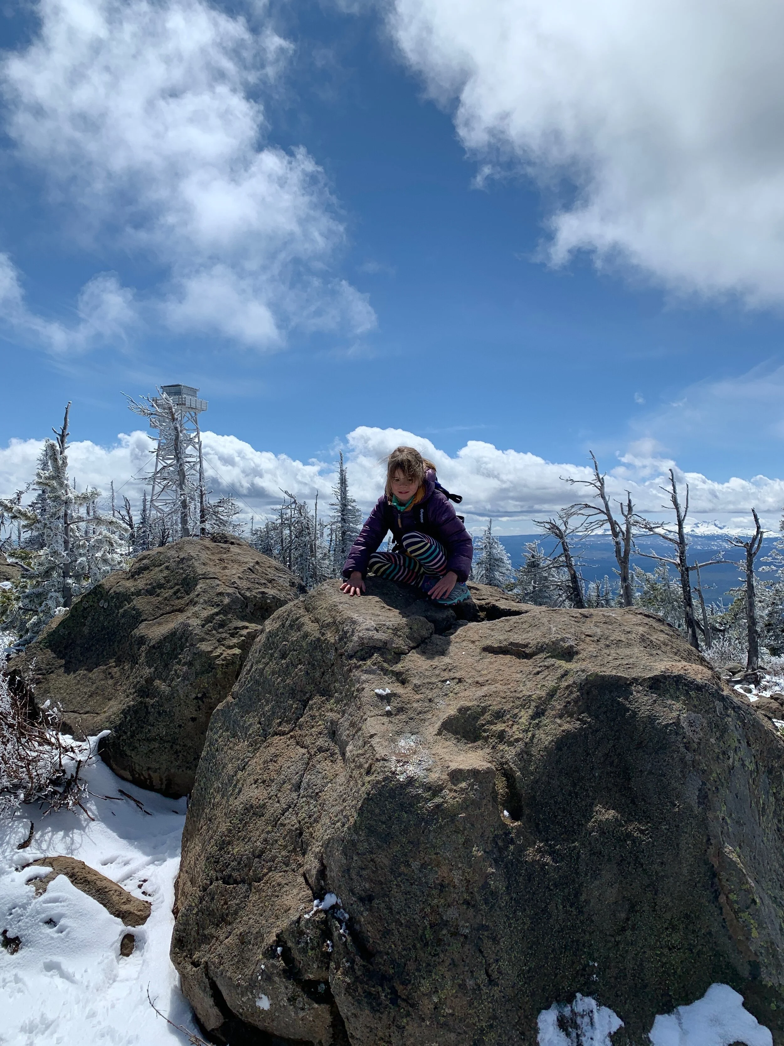 Inge Bags Her First Volcano!