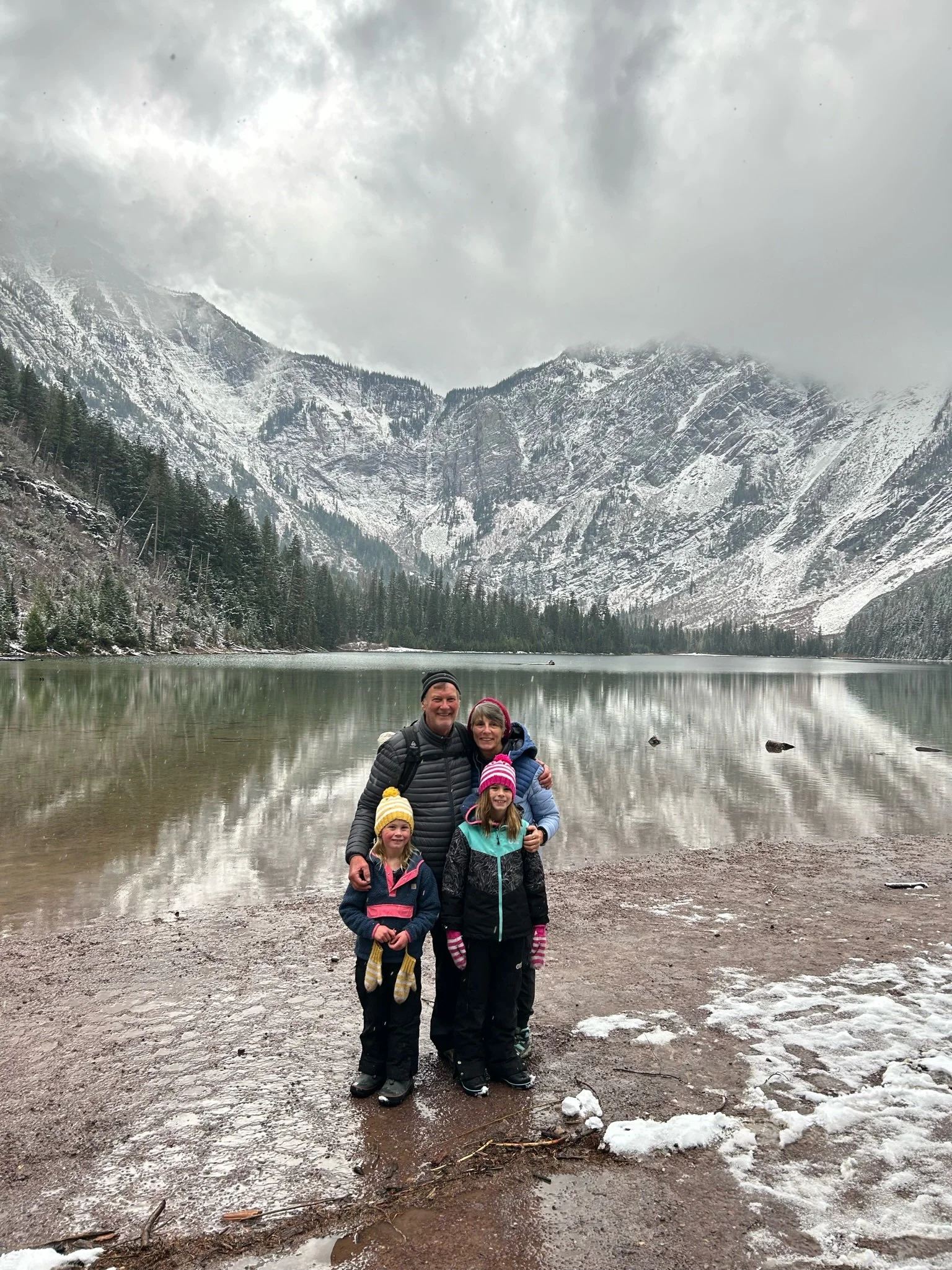 Avalanche Lake with Oma and Opa