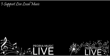 You can also get these frames for your Facebook Profile Picture! Just search for Peoria Music Live when you add a frame to your picture.