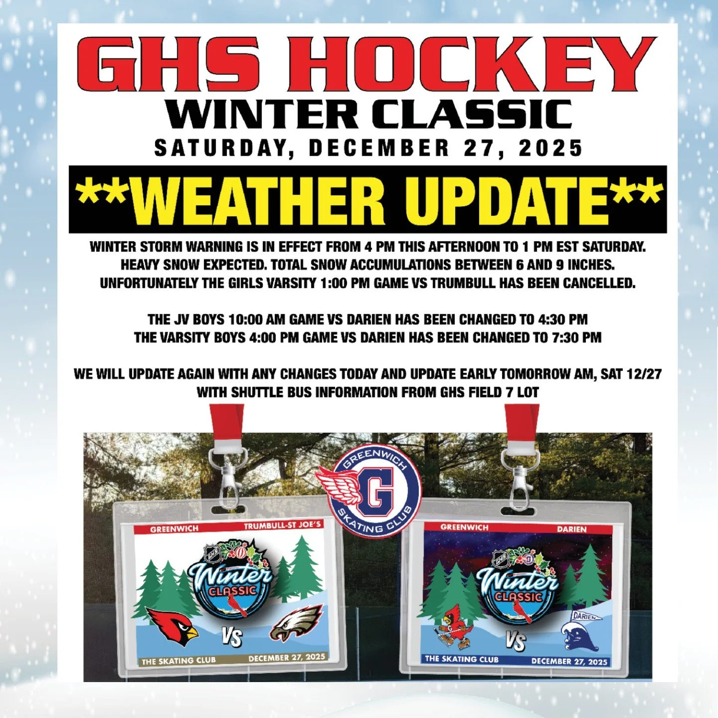 @cardspuck @darienwavepuck #weatheralert #timechange