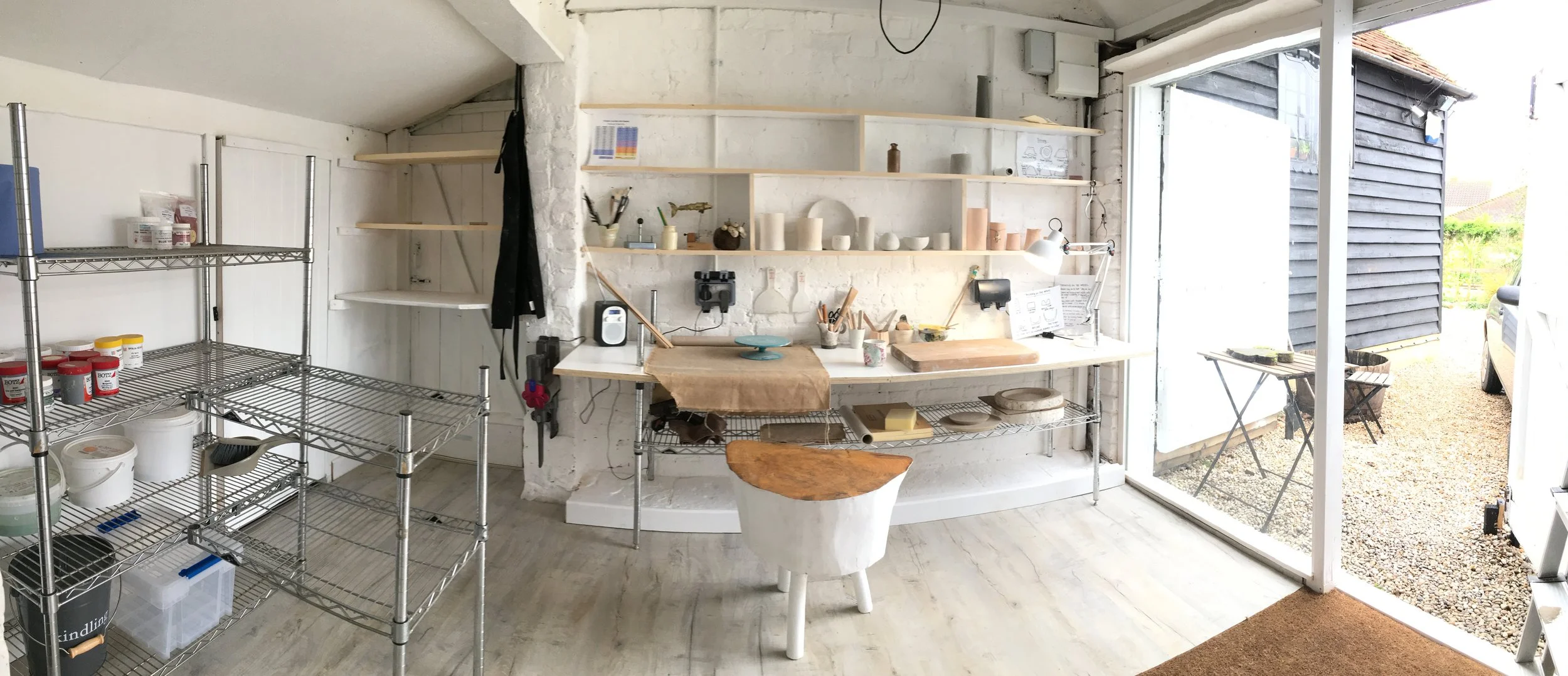 Pristine new studio…..