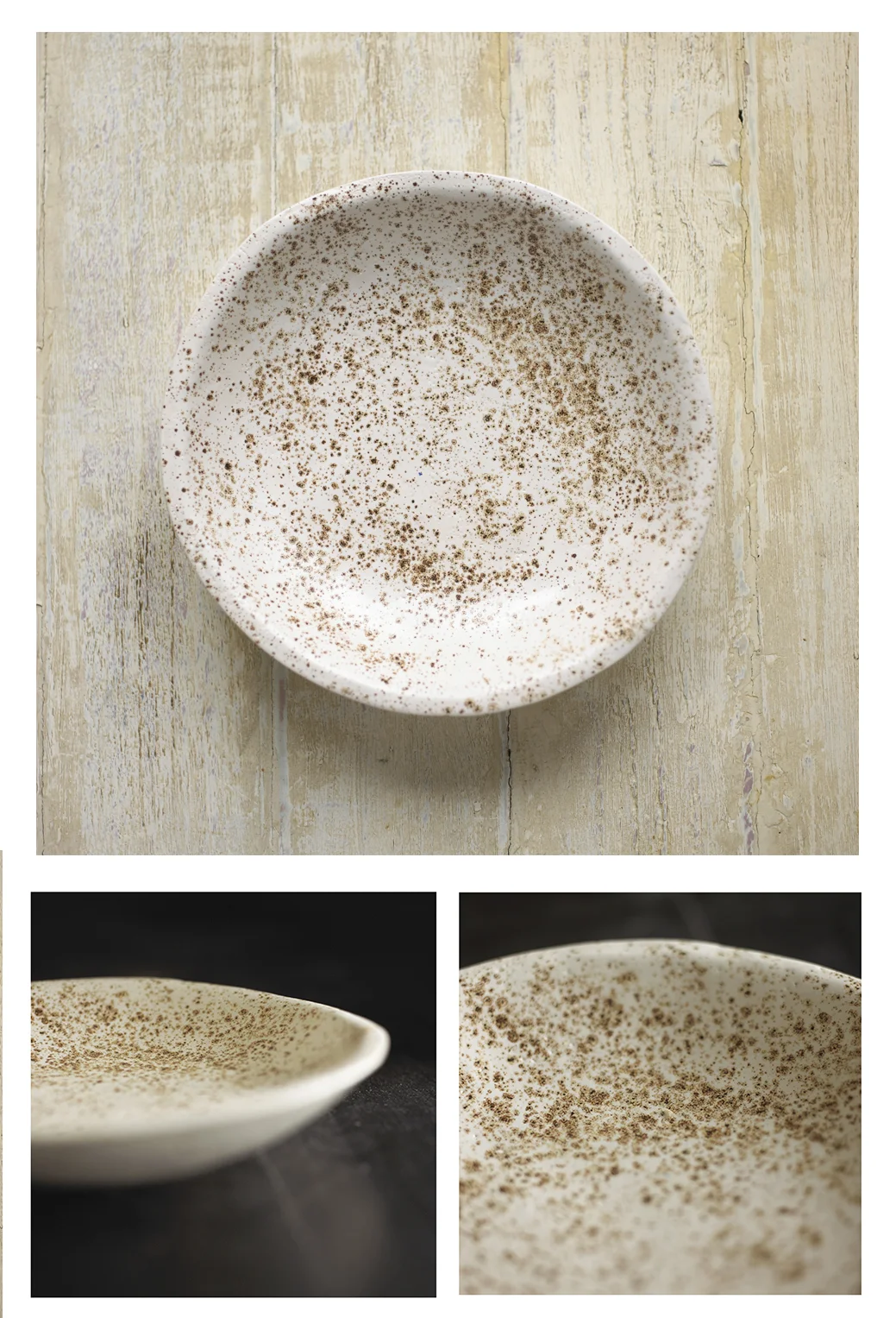 Earthenware is a more delicate clay body to use in a Raku kiln, it is much more prone to break if the temperature is ramped up too quickly . It would also normally be fired to a higher temperature than is achievable in a Raku kiln . It has no grog so is a much smoother finish , This has a brown matt specked glaze.