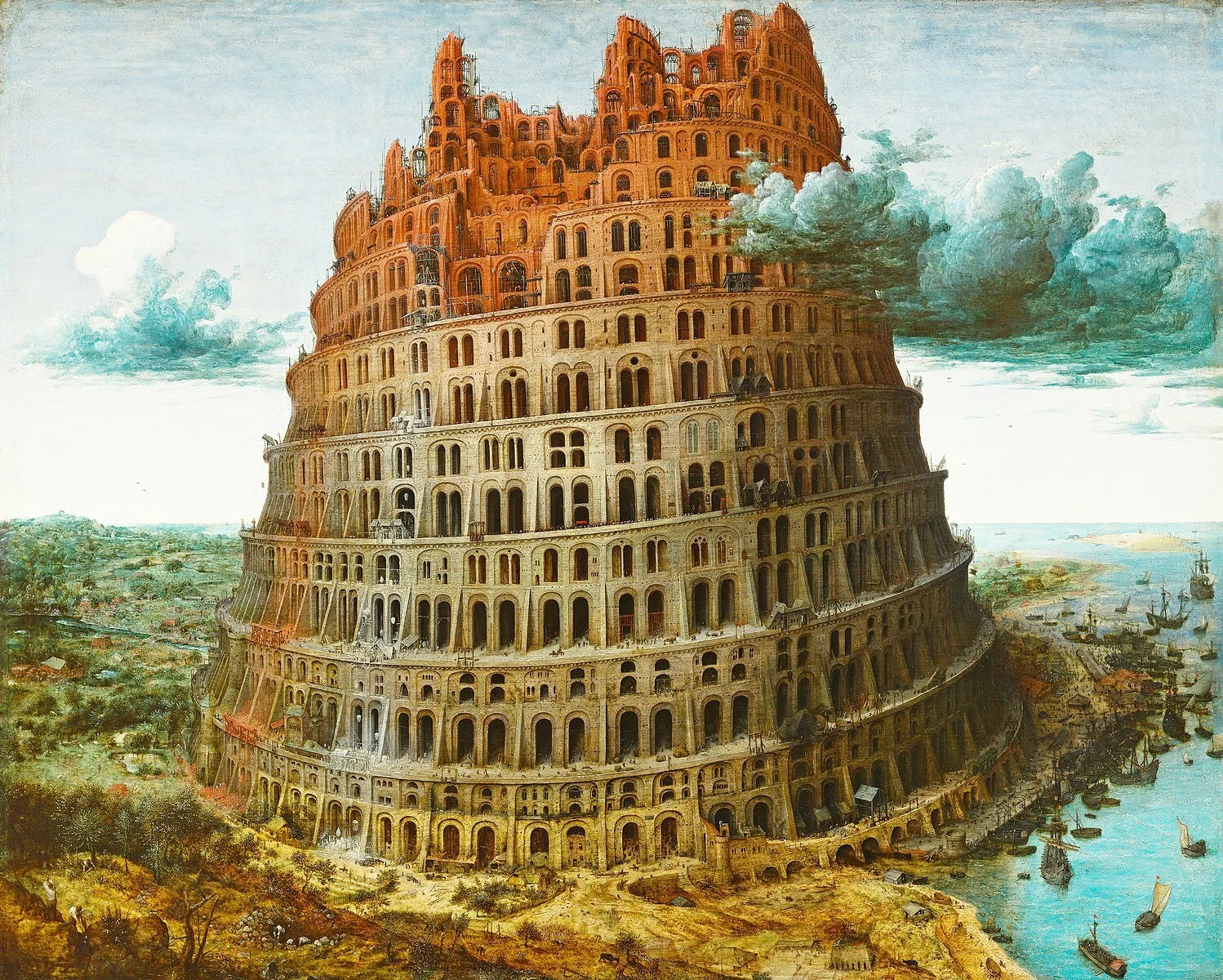 Pieter Bruegel - The Elder The Tower of Babel (Rotterdam)
