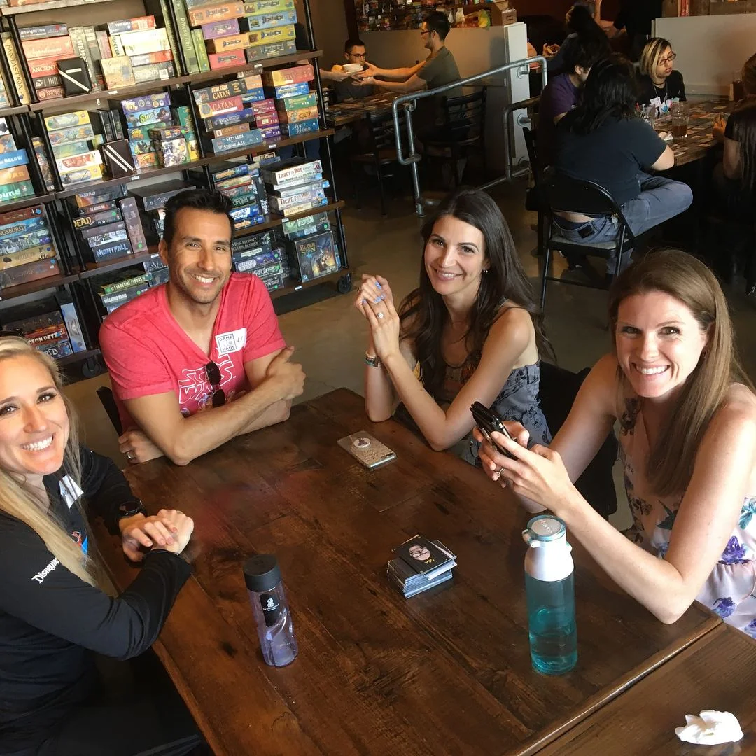 Playtesting session at Gamehaus Cafe in Glendale, CA.
