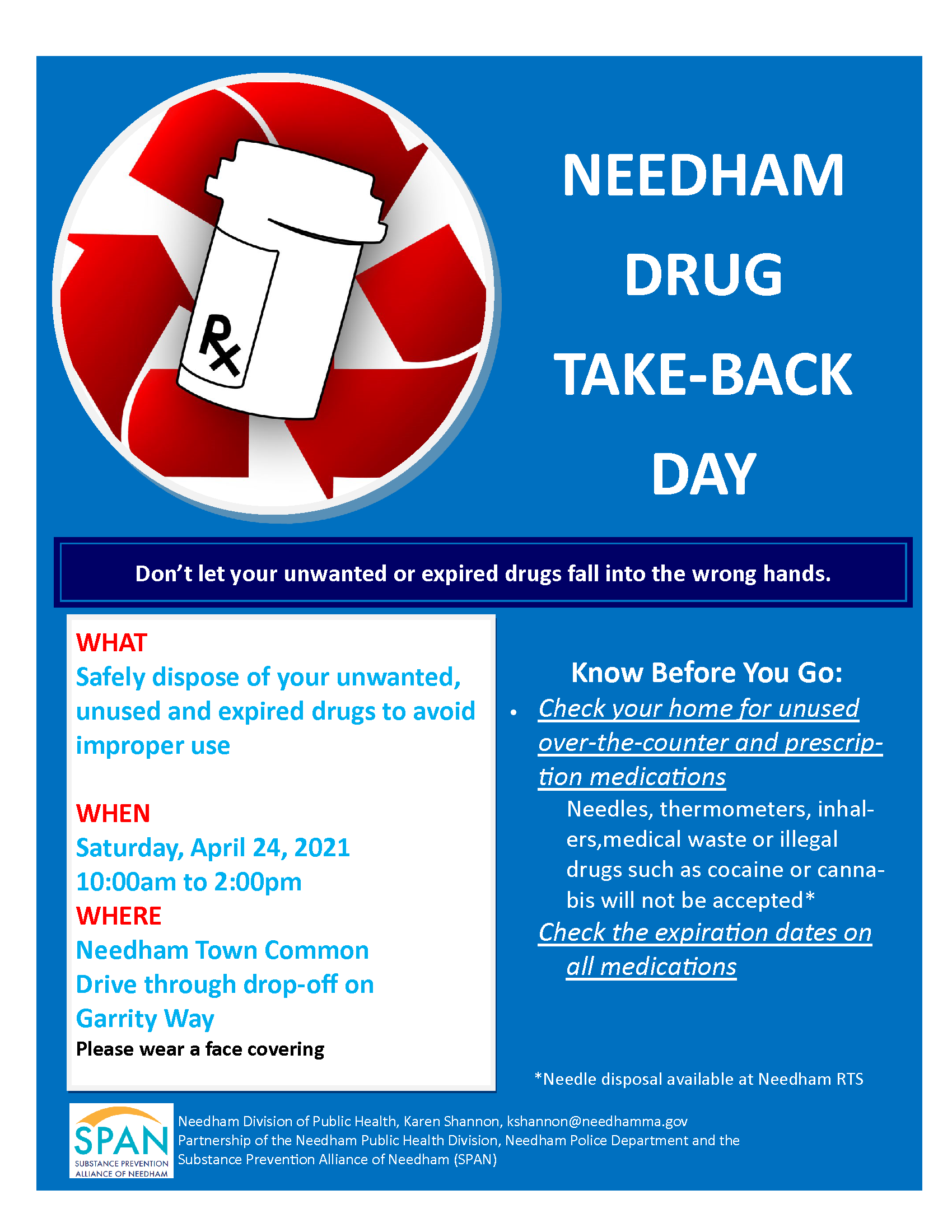 SPAN joins #DEATakeBack​ National Prescription Drug Take Back Day