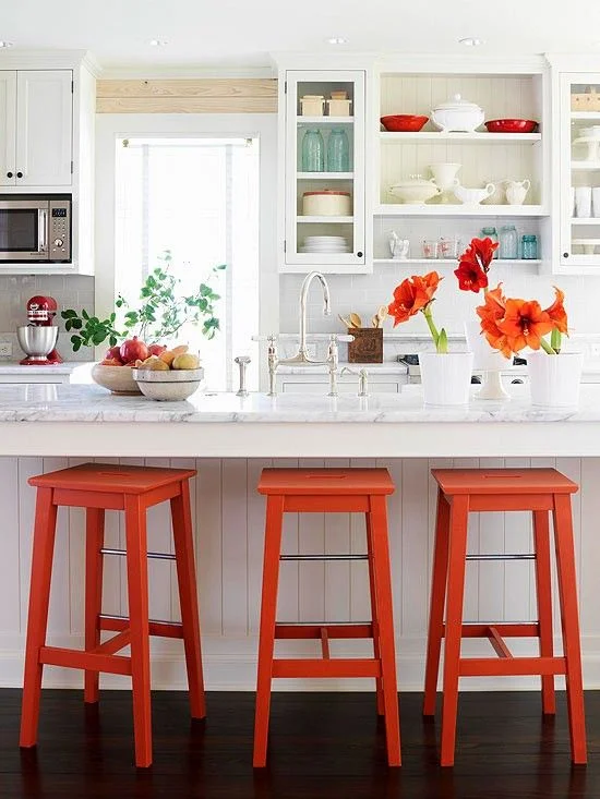 design & photo: reference link … 30” bar stool at counter height surface