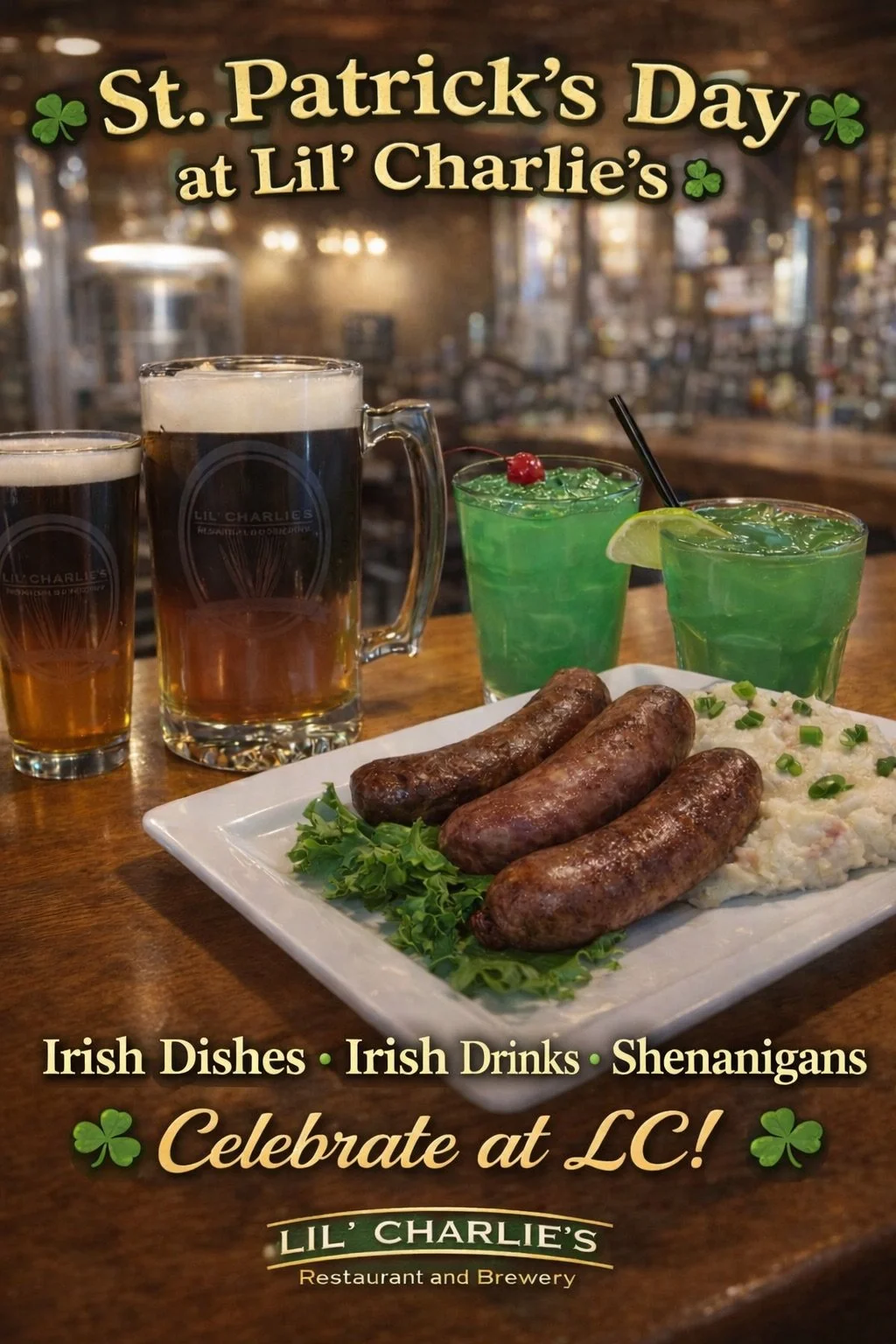 St Patrick's Day Specials @ LC