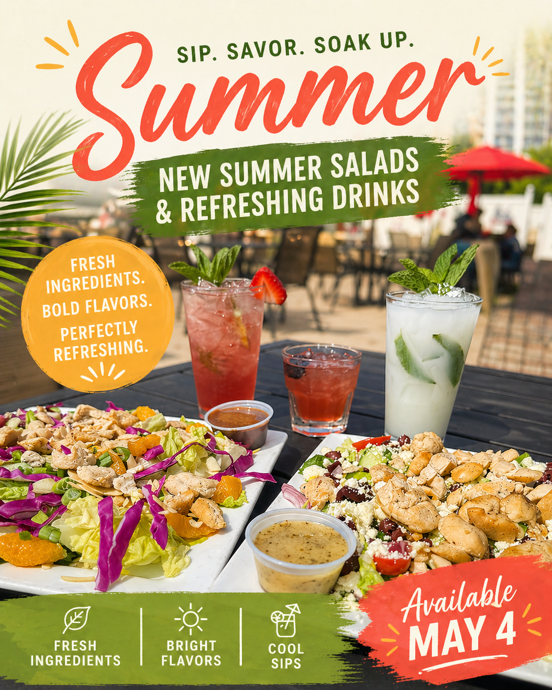 Summer Launch: Summer Drinks and Summer Salads