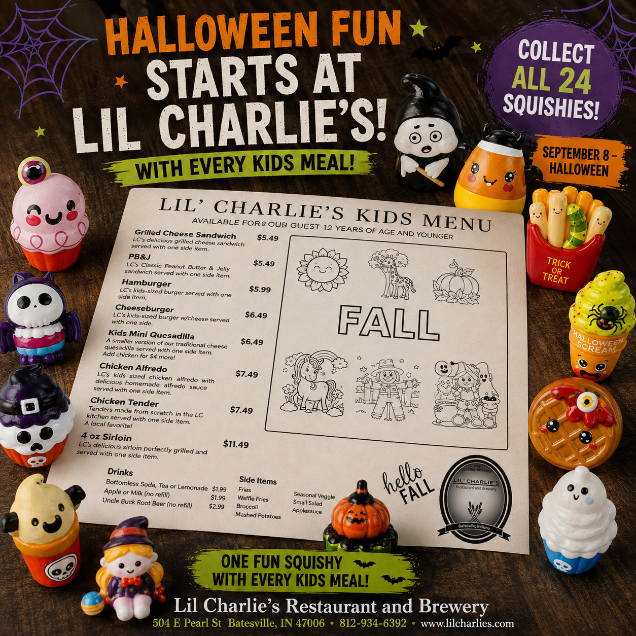 HALLOWEEN SQUISHIES DEBUT W/KIDS MEALS