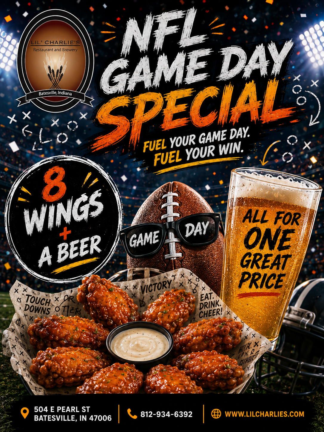 NFL Kick-off Game w/Game Day Specials