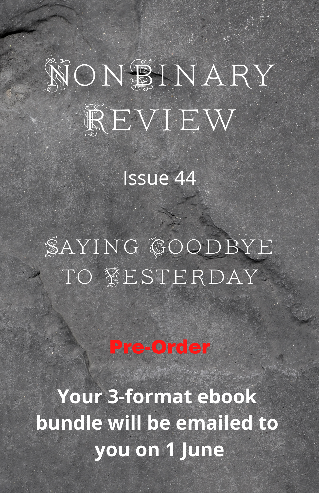 NonBinary Review Issue #44: Saying Goodbye to Yesterday