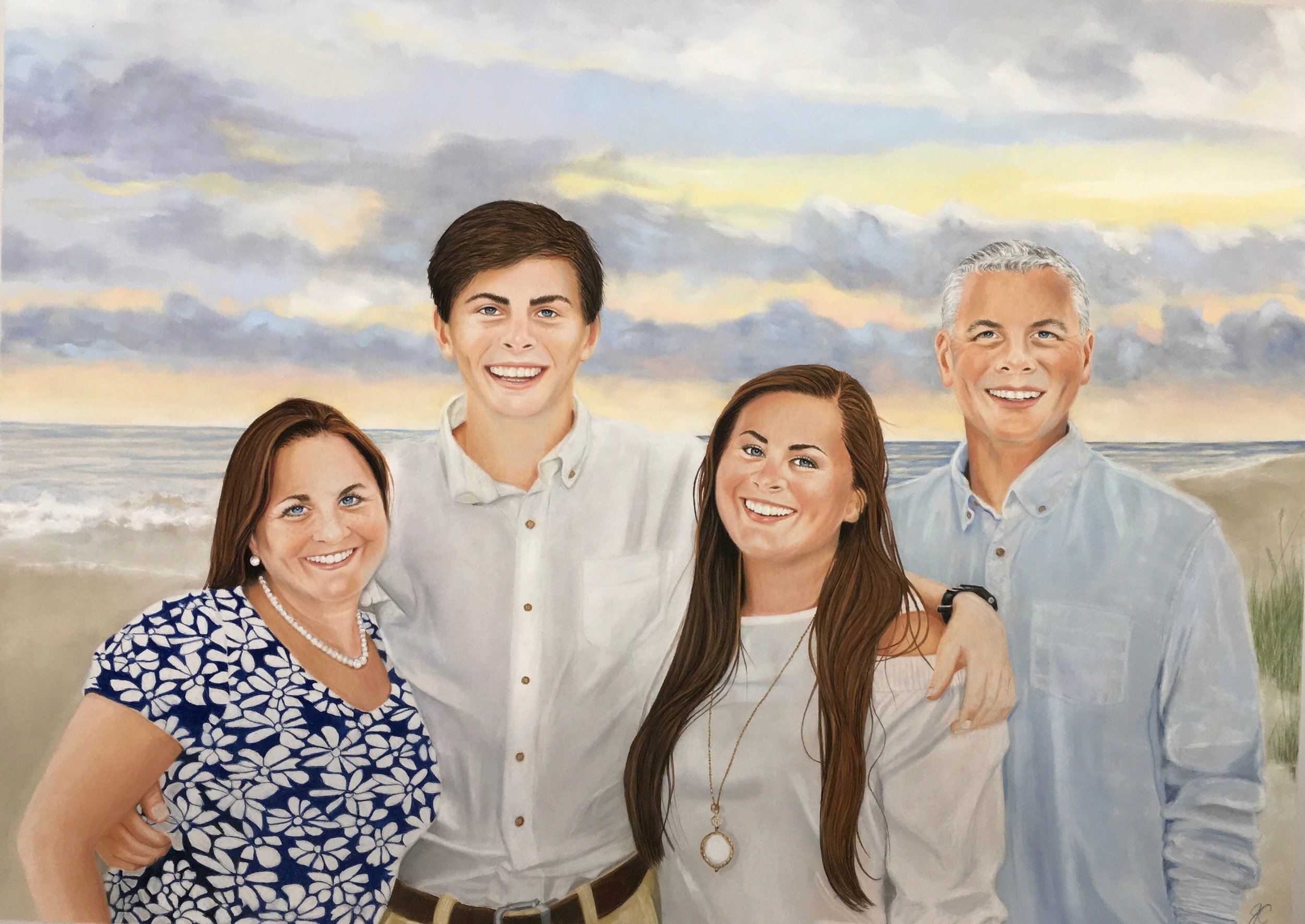 Family, priceless 20x28 commission SOLD