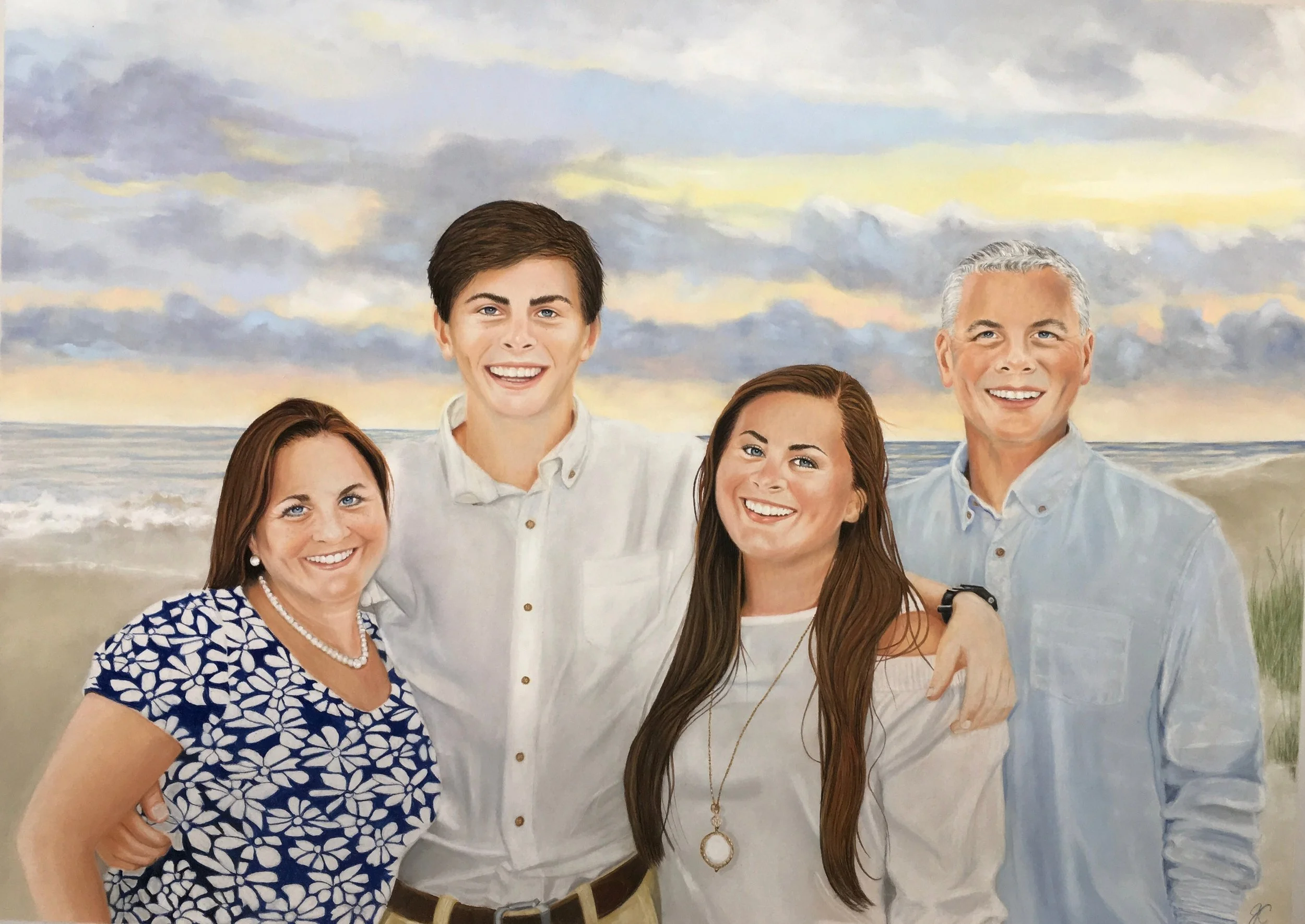 Family, priceless 20x28 commission sold