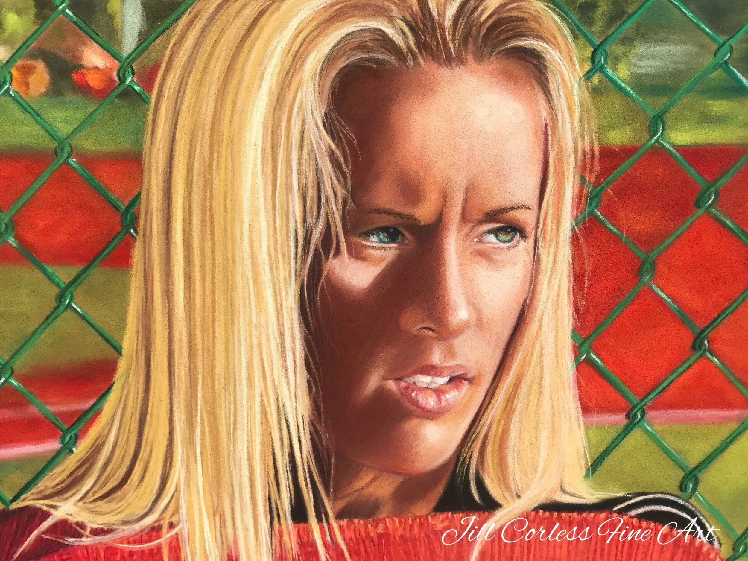 Focused 12x16 pastel commission sold