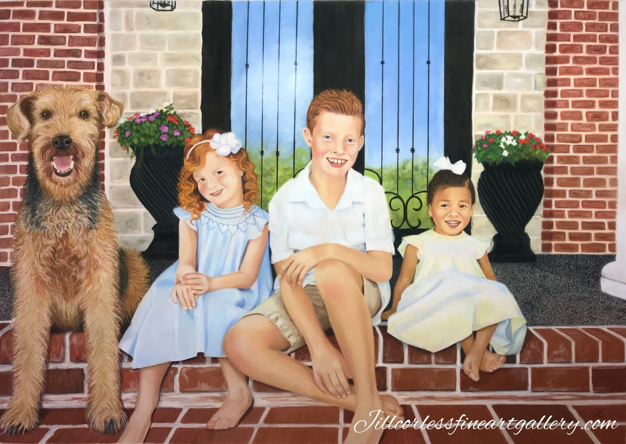 20x28 Pastel commission, sold.