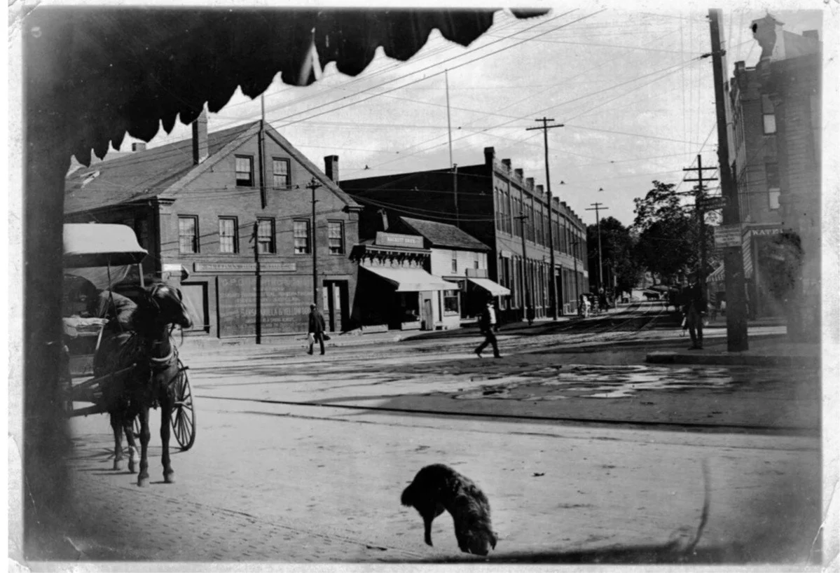 1865 - Corner of Main Street and Galen Street