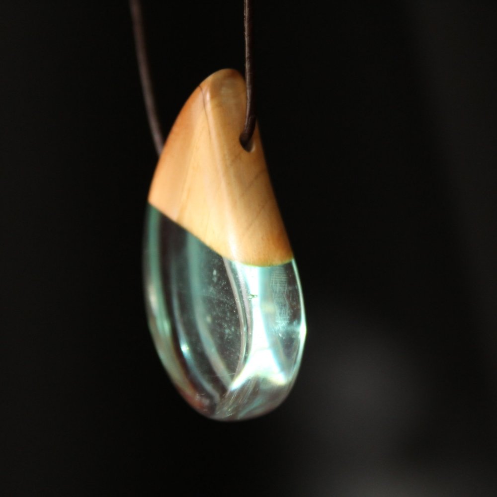 Water Drop #2 - Cypress and Eco Resin — NJW WoodWorks