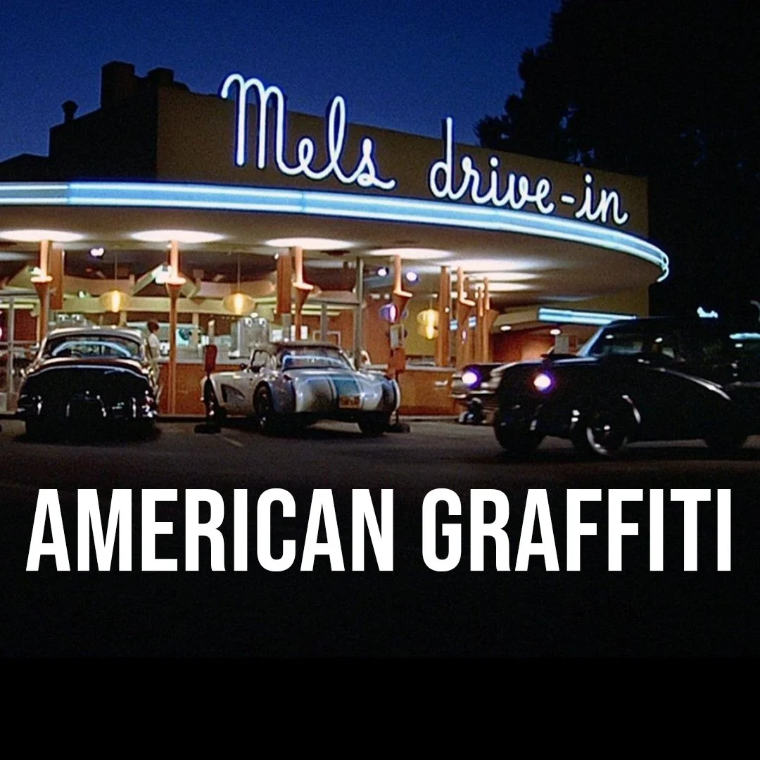 Episode 33: American Graffiti 50th Anniversary episode artwork
