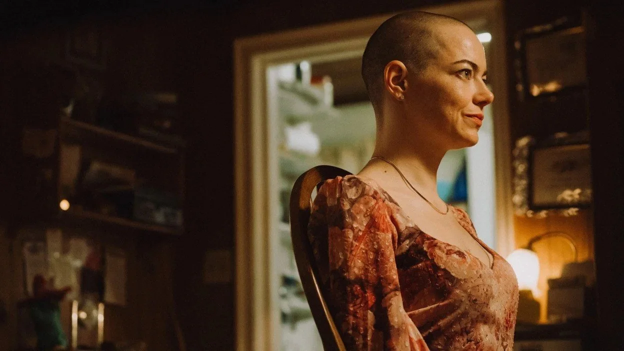 Emma Stone in the Yorgos Lanthimos movie Bugonia