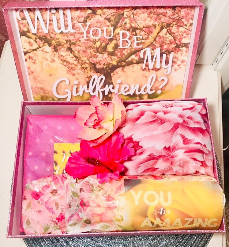 Will You Be My Girlfriend Youarebeautifulbox Custom You Are Beautiful Box  Girlfriend Care Package Girlfriend Giftlong Distance Couple 