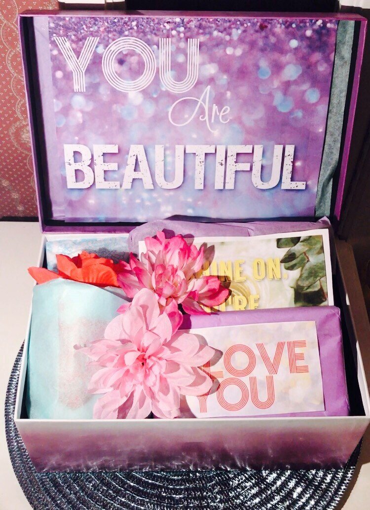 Cancer Care Package. Cancer YouAreBeautifulBox. Cancer Personalized Gift  Box. Breast Cancer Gifts. Cancer Gift for her. — YouAreBeautifulBox