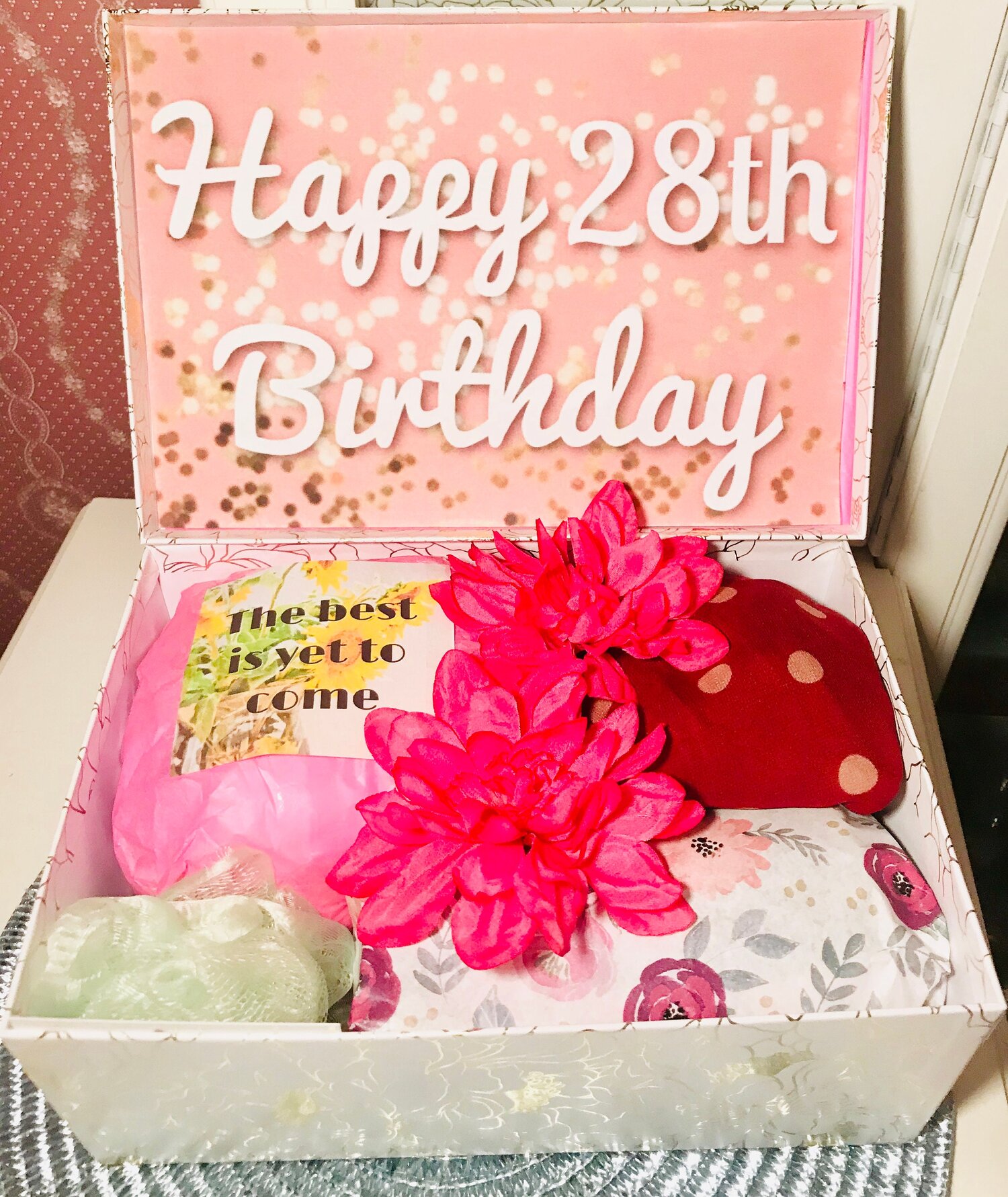 Happy 28th Birthday YouAreBeautifulBox. Happy 20 GREAT. 28th Birthday Gift  for Her. 28th Birthday. Birthday Gift Box. Birthday Care Package. —  YouAreBeautifulBox