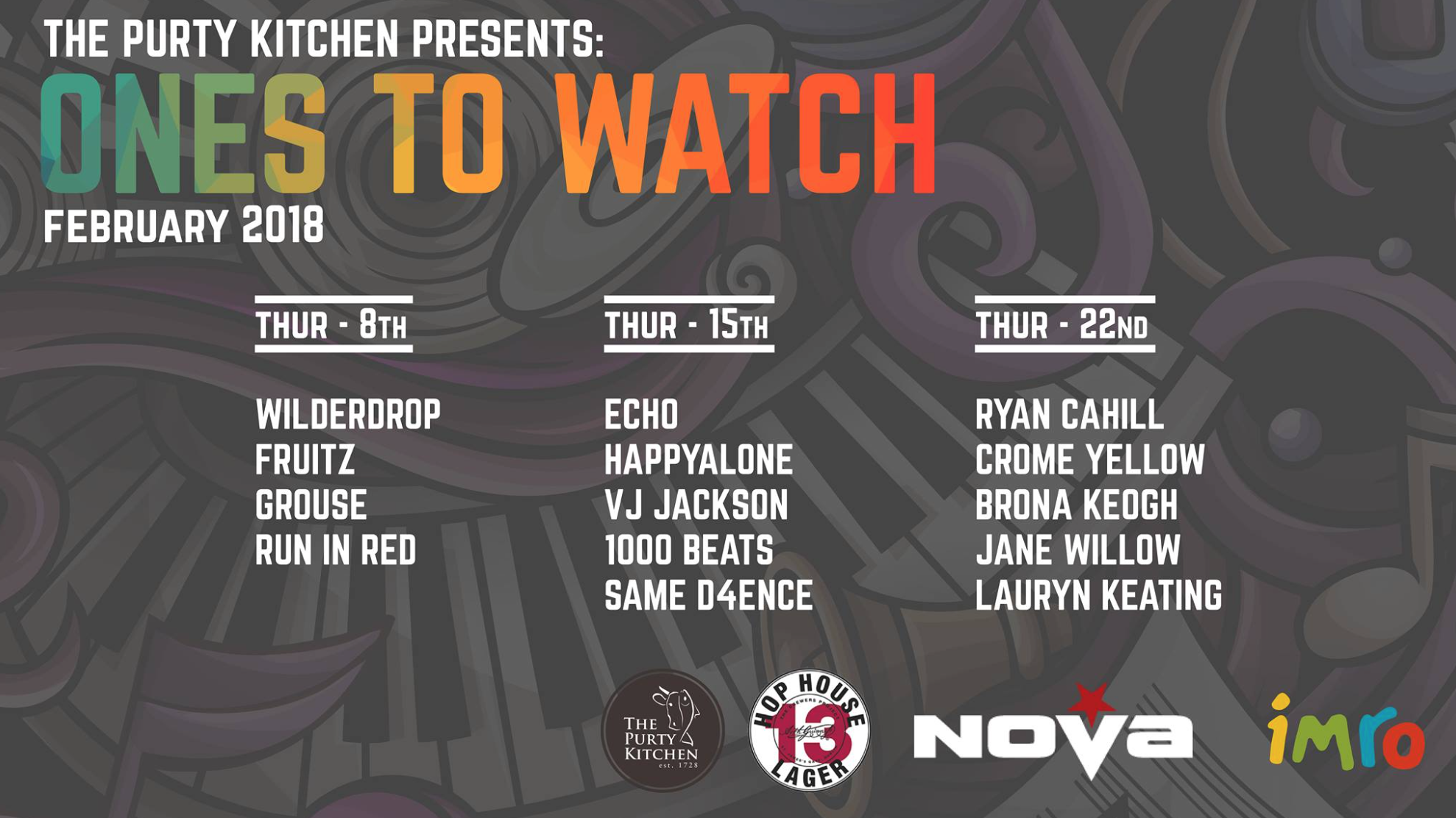 Ones To Watch (the Purty Kitchen & Radio Nova)