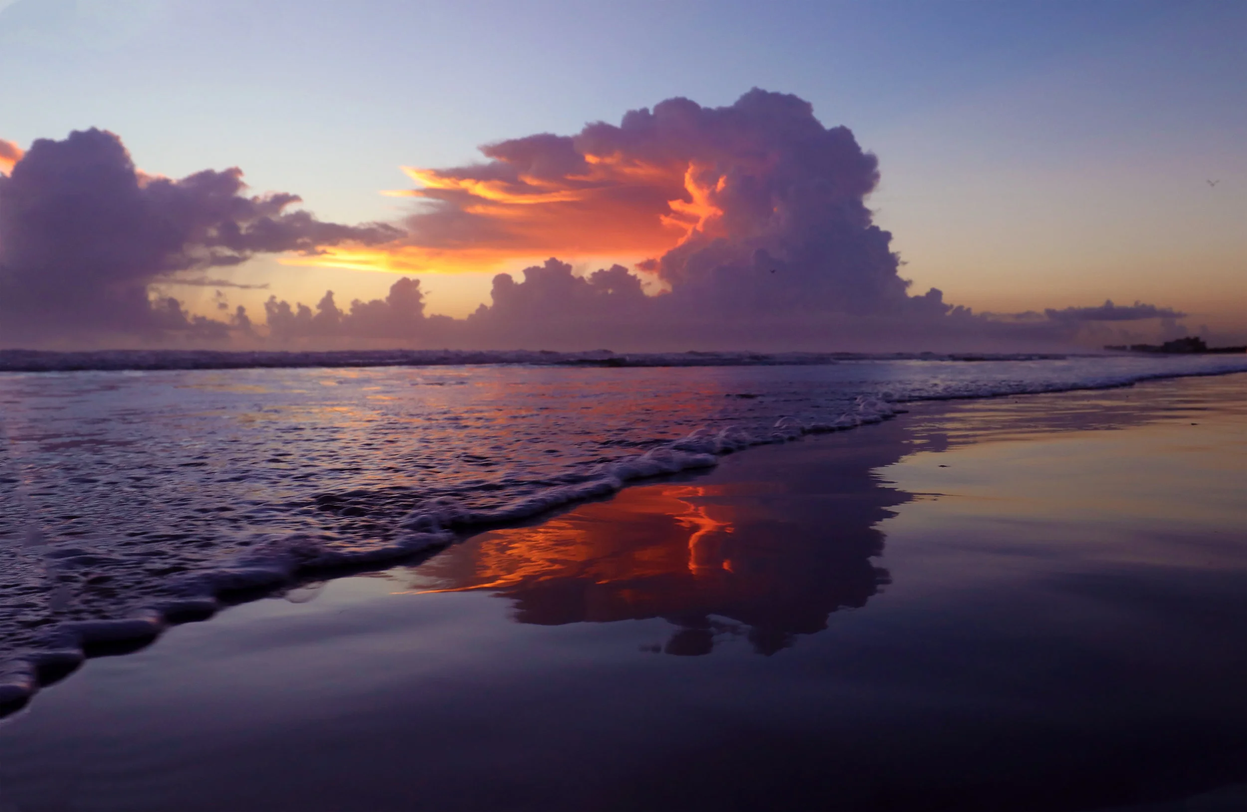 Cloudy reflections