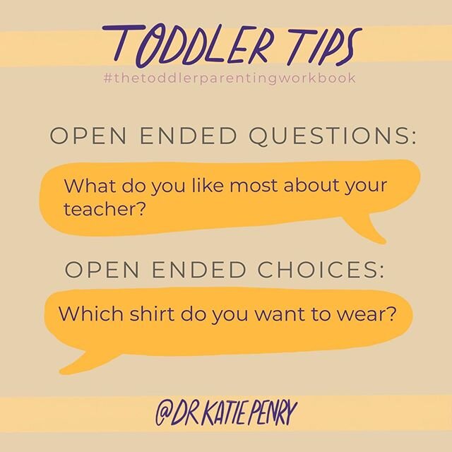 When you&rsquo;re trying to get compliance out of a toddler, there are a few valuable tactics. 1 - address fatigue, hunger, and overwhelm 2 - use &ldquo;let&rsquo;s&rdquo; rather than &ldquo;you&rdquo; and 3 - GIVE THEM CHOICES, good closed choices w