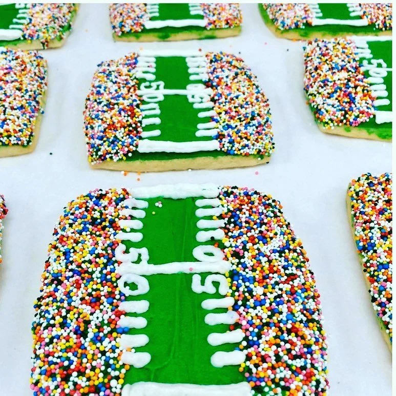 Football and Fans  Buttercream cookies