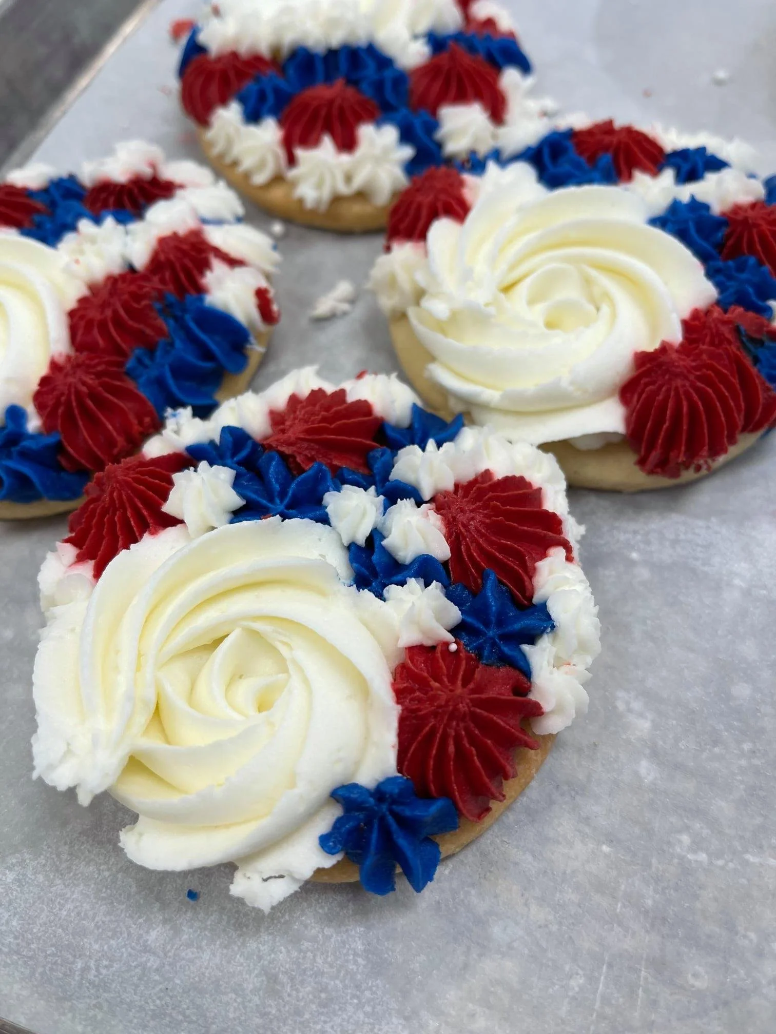 Buttercream Fireworks Cookie