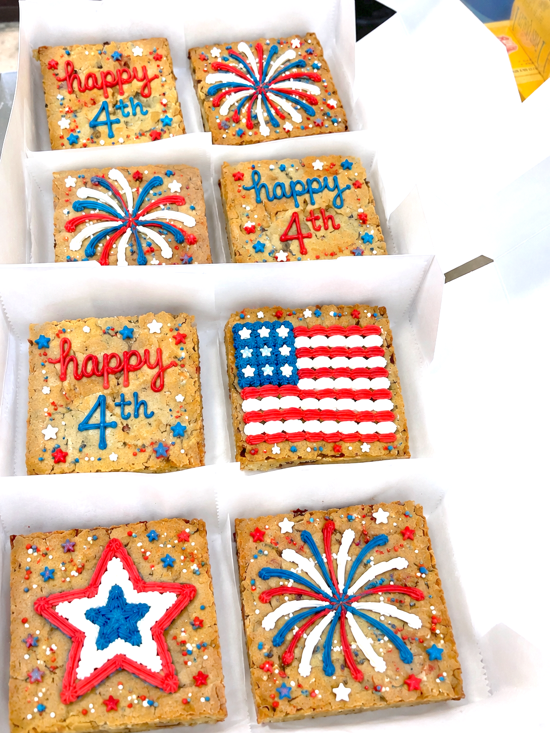 Cookie Bar Fireworks