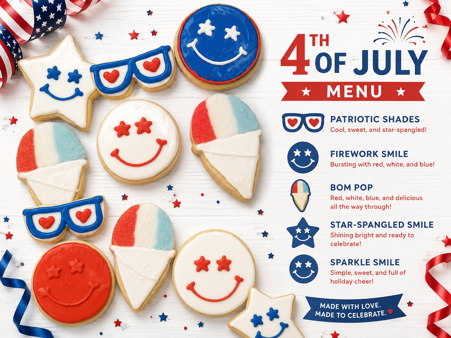 Decorated Party Cookie Set