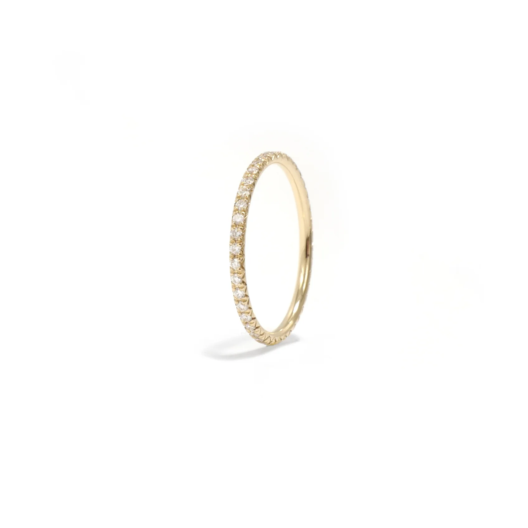 Delicate Pave Diamond Band