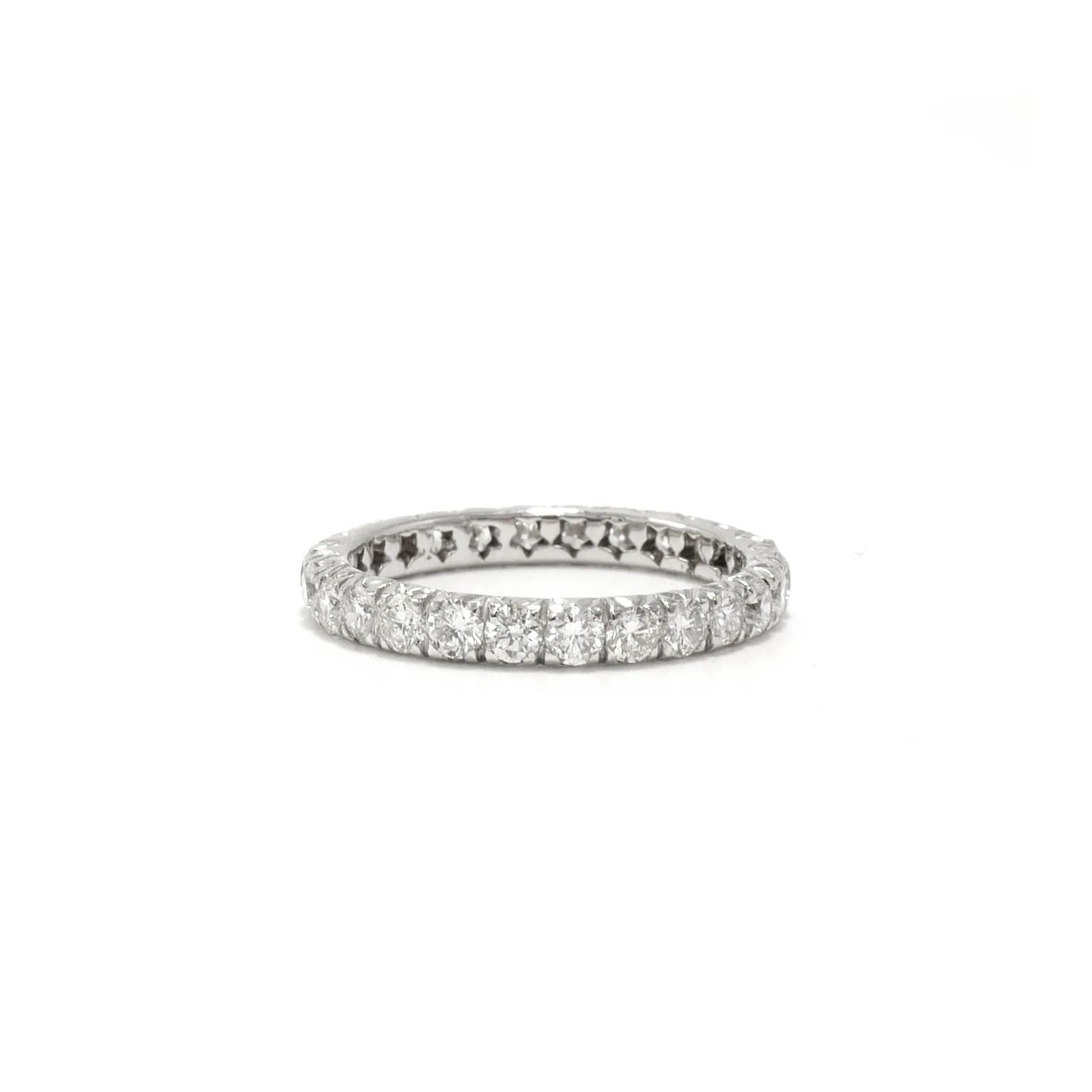 French Cut Diamond Eternity Band
