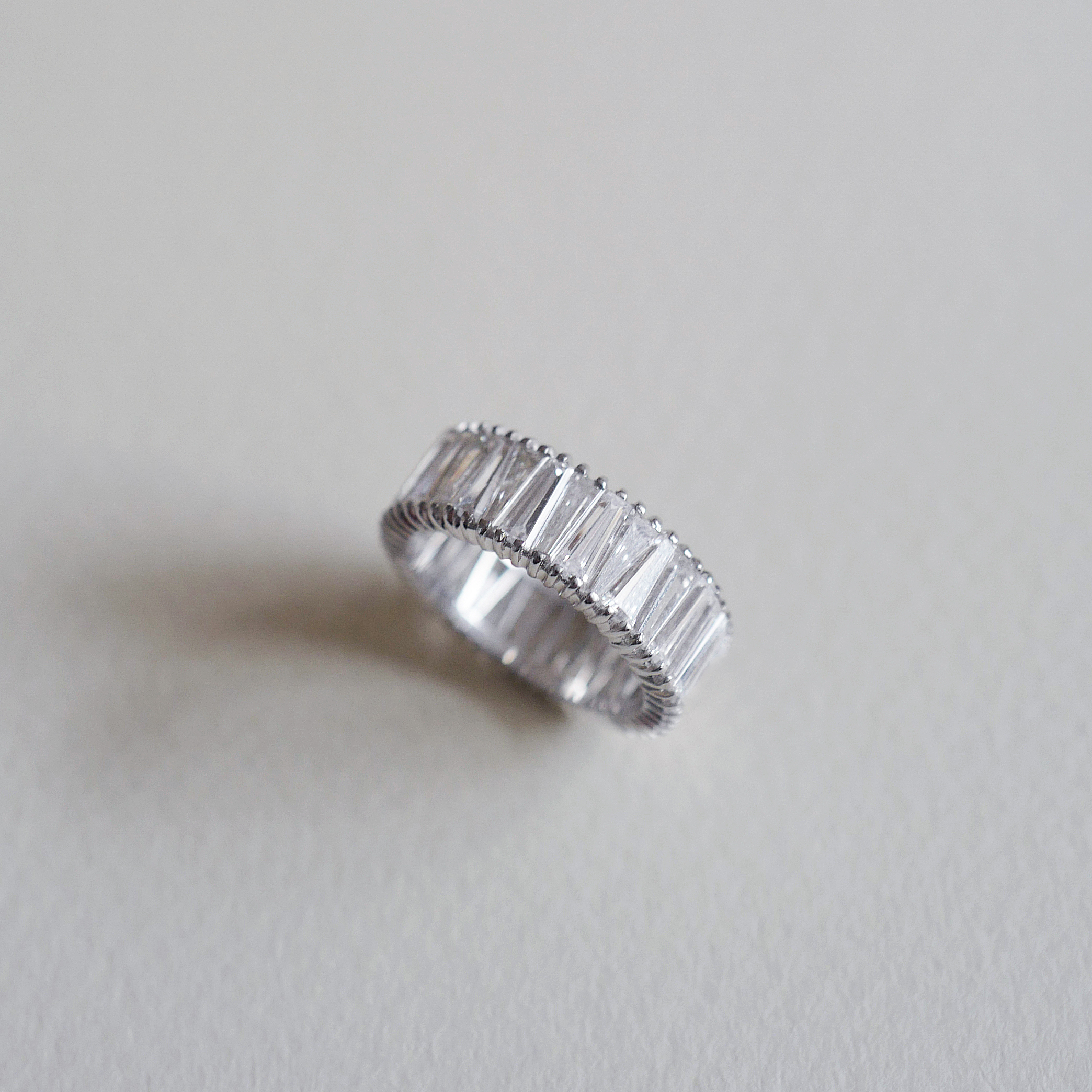 TAPERED BAGUETTE ETERNITY BAND