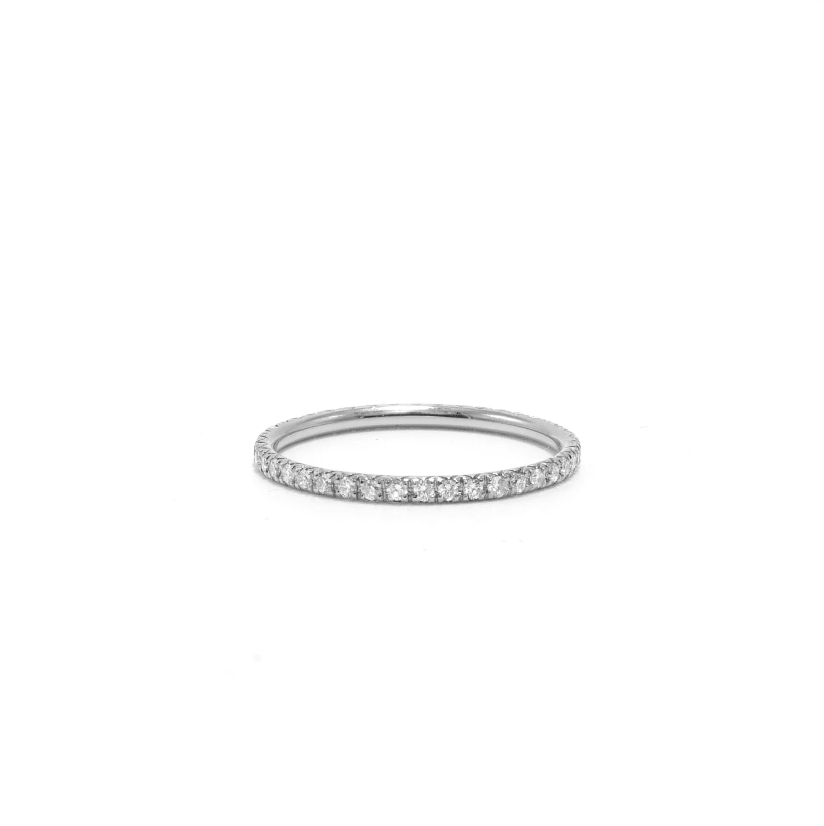 Delicate Pave Diamond Band