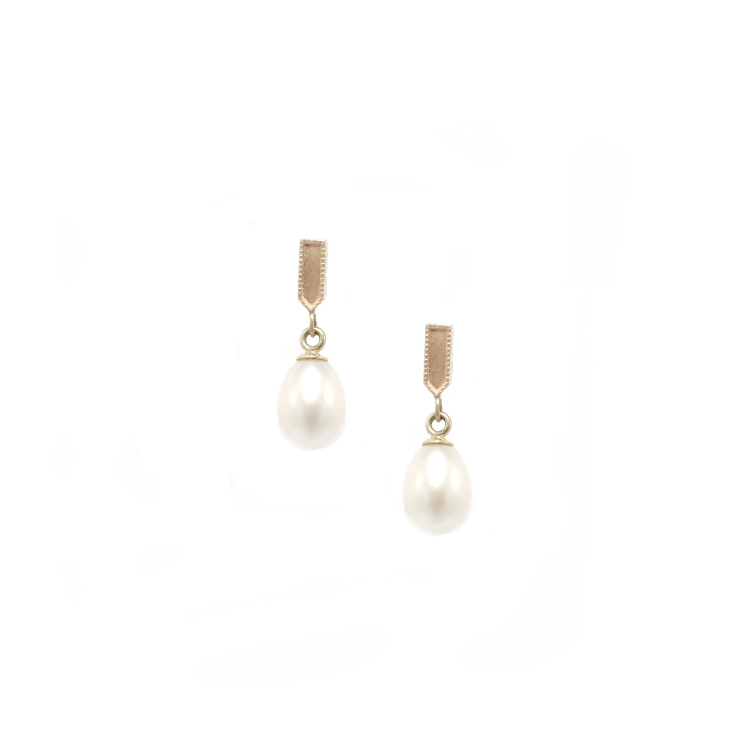 Art Deco Pearl Earrings