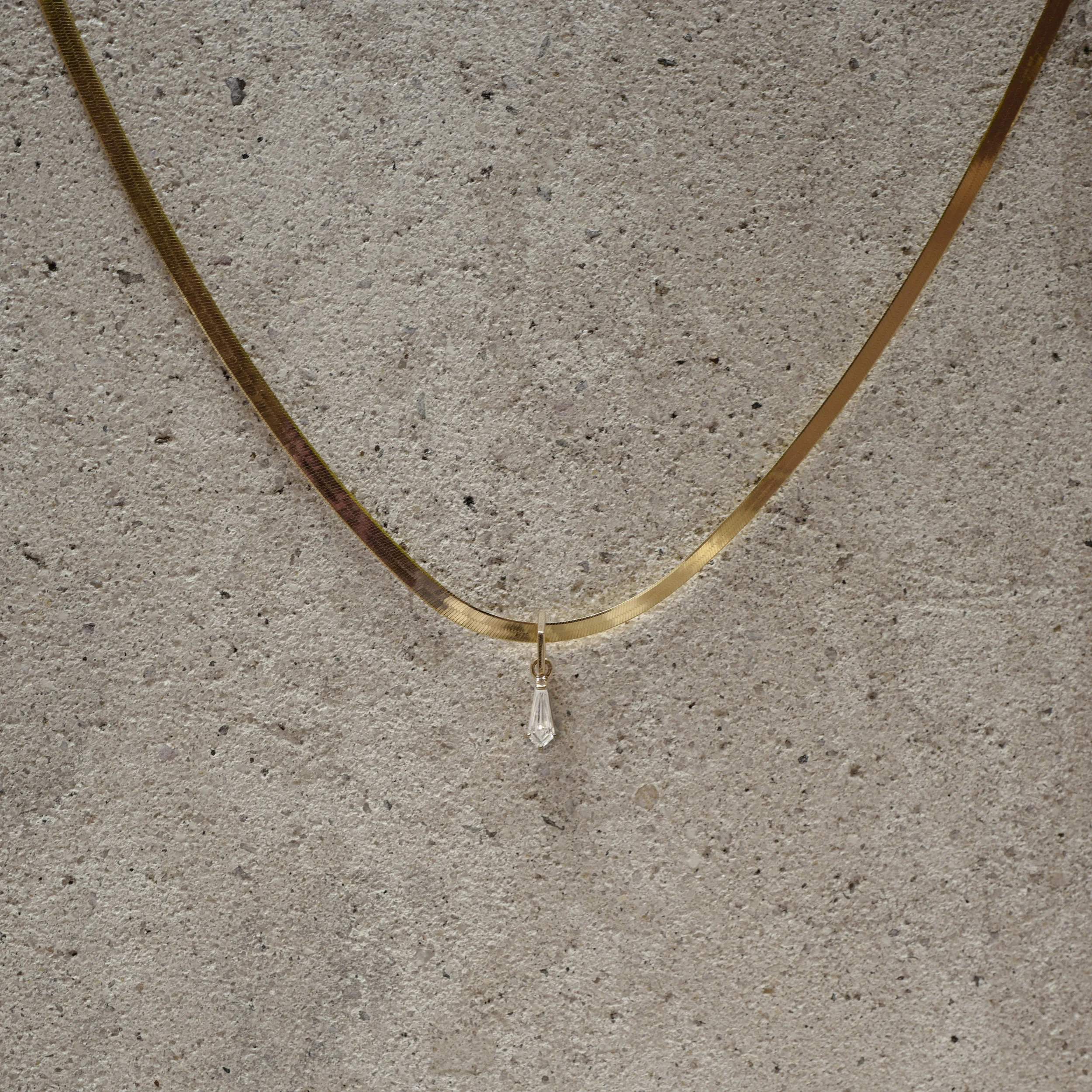 Small Herringbone Necklace