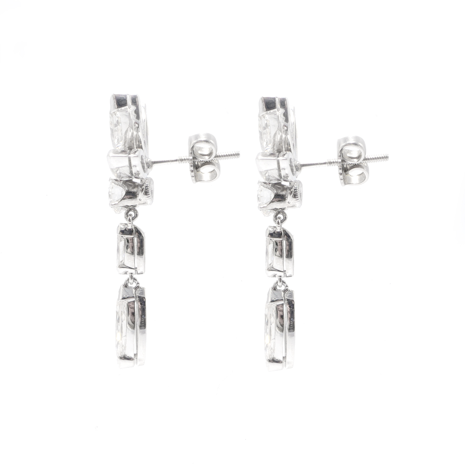 Vintage Marquise Diamond Earrings