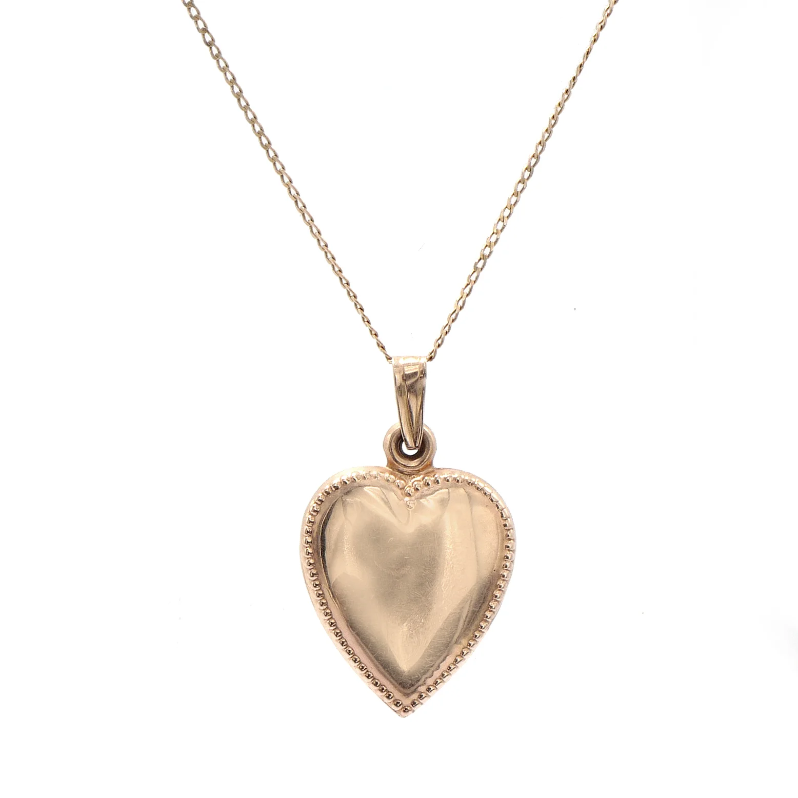 Victorian era heart necklace