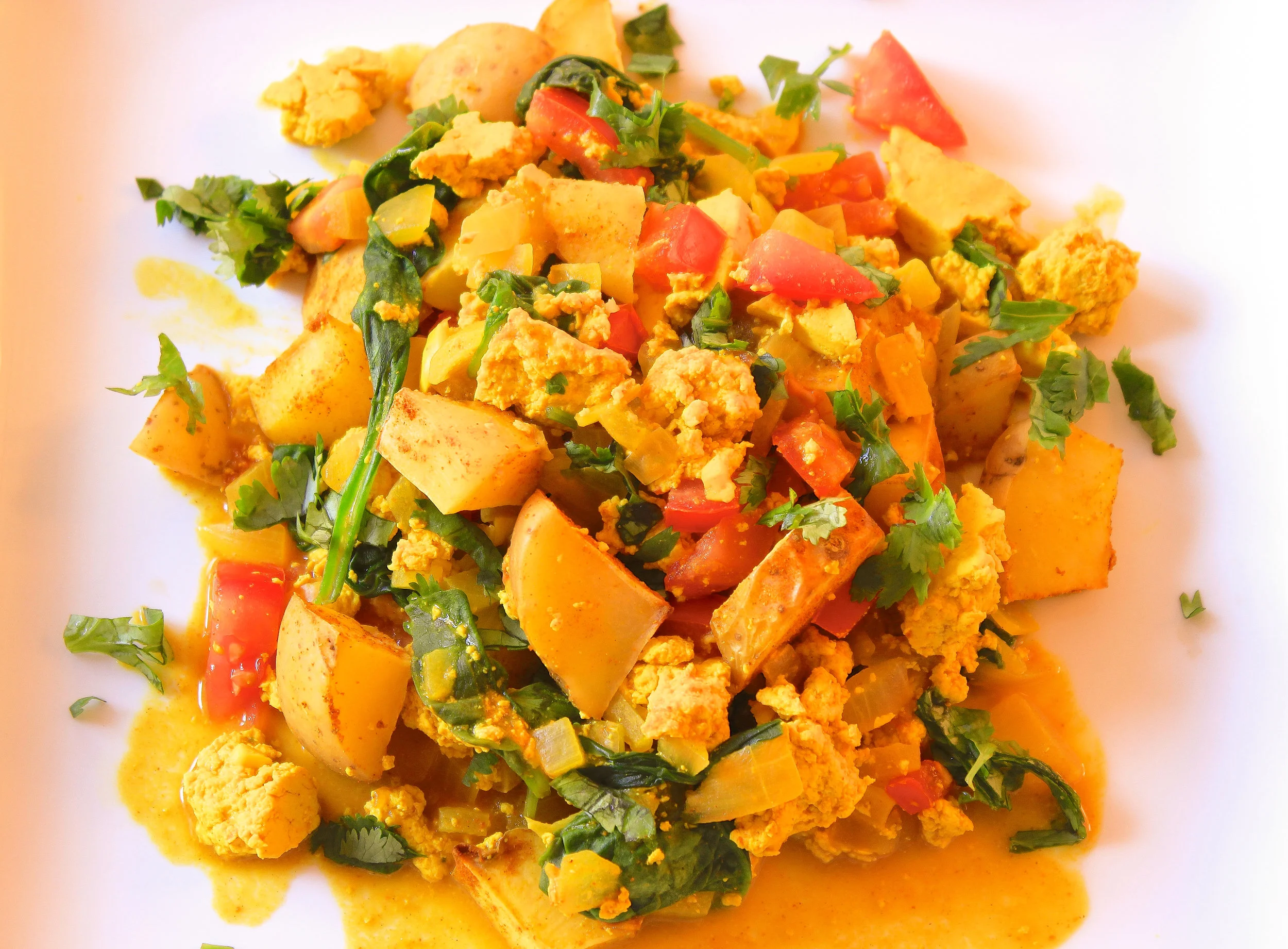 Tahoe Tofu Breakfast Scramble