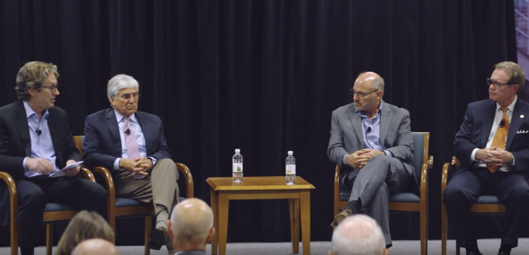 Pictured: Brian Rafferty, General George Casey, Randy Bass, Bill Keegan