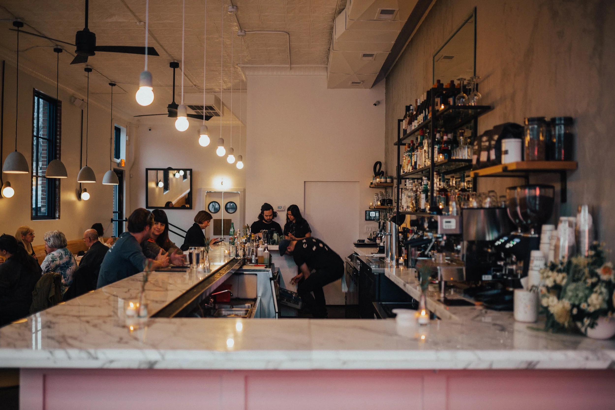 bar area