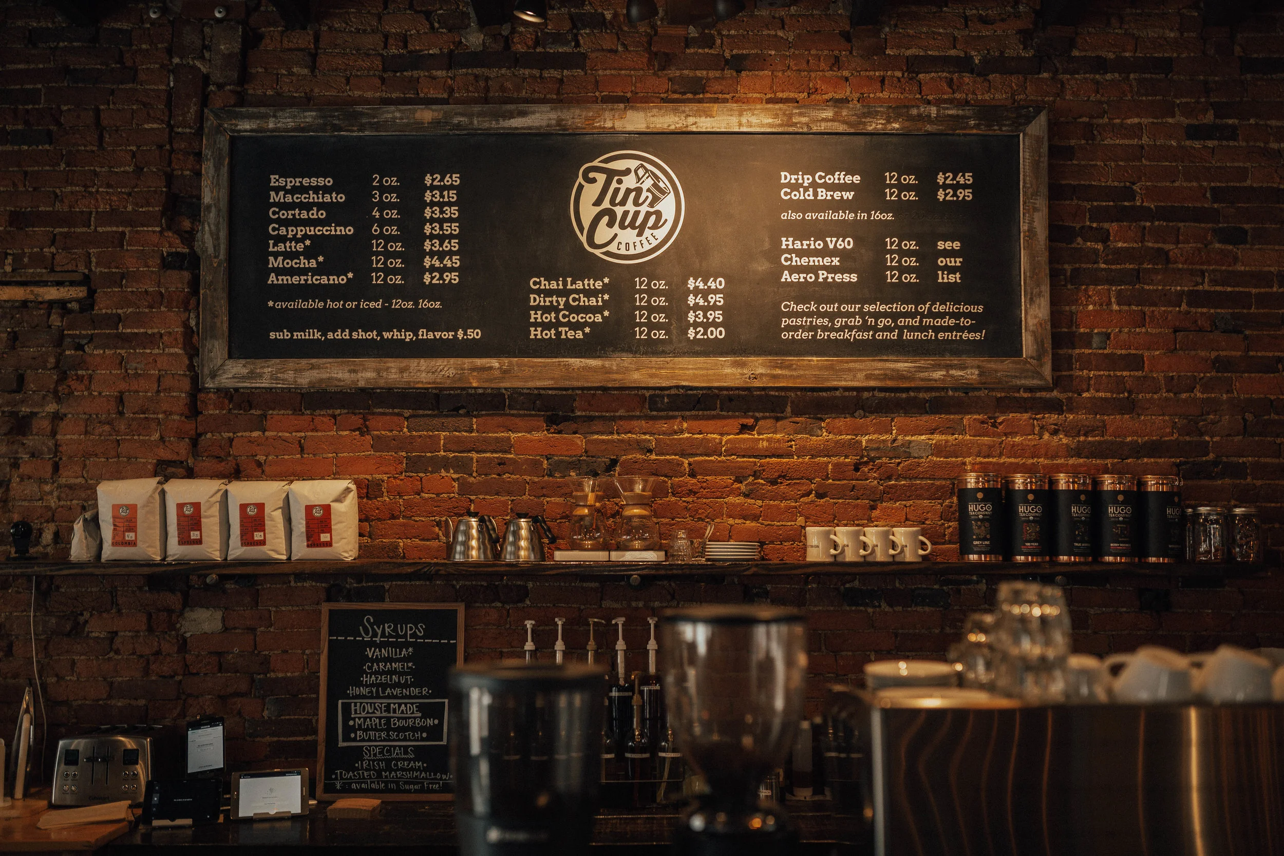 coffee menu
