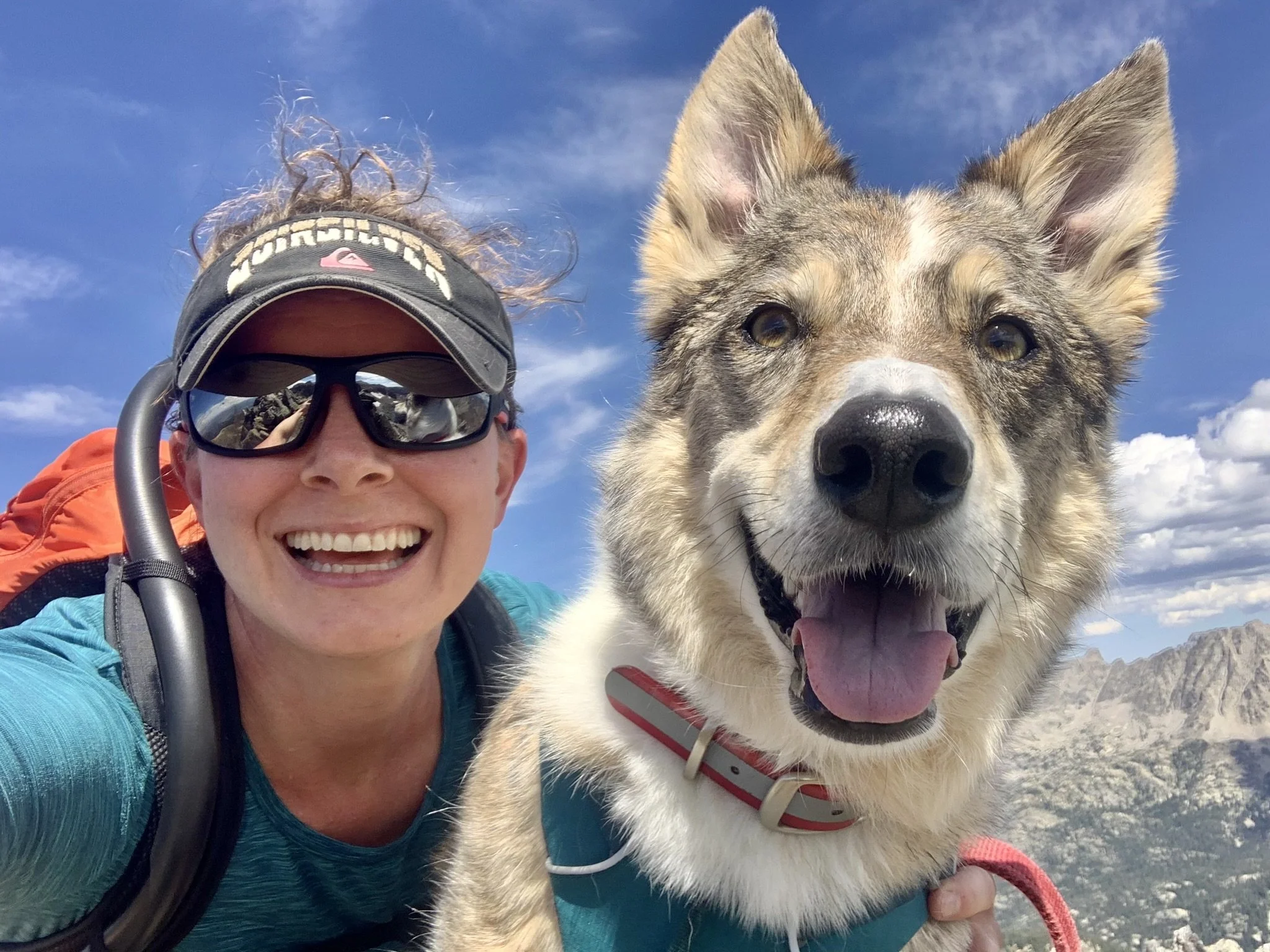 Becky &amp; Zuki in the Indian Peaks