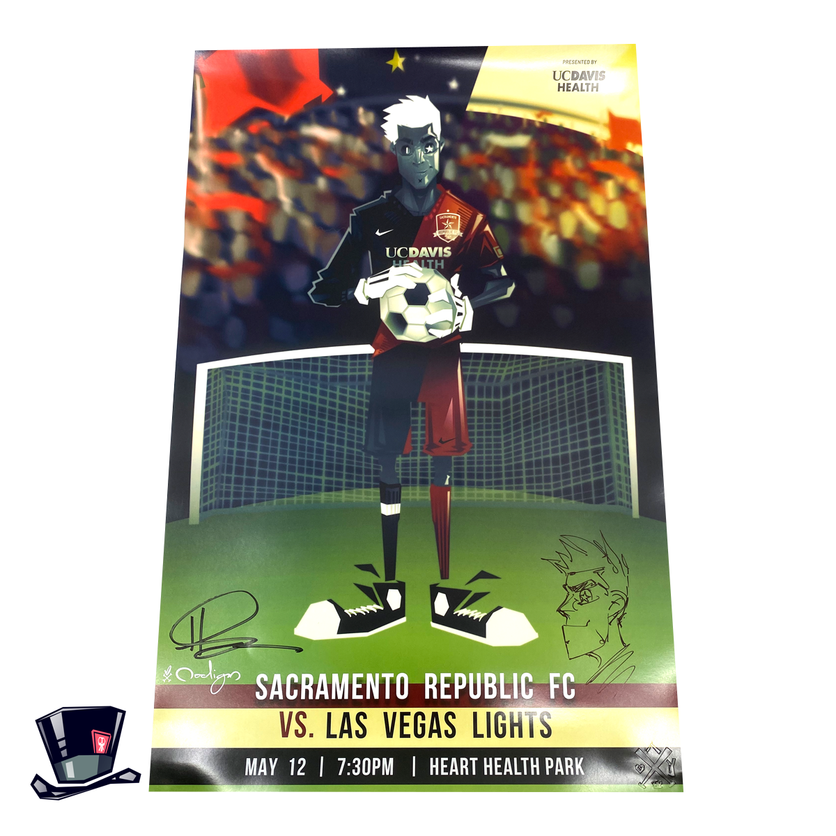 curio - nooligan x srfc home opener poster