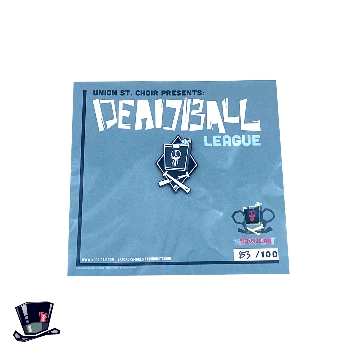 curio - deadball league pin