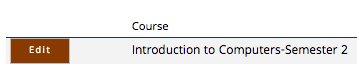 Click "Edit" next to the course you wish to cancel.